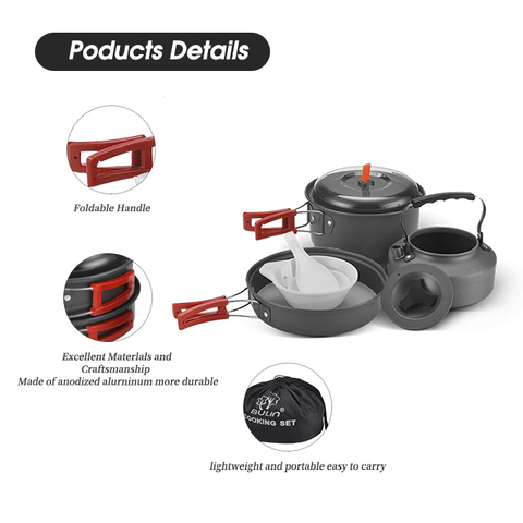 Batterie de cuisine de camping