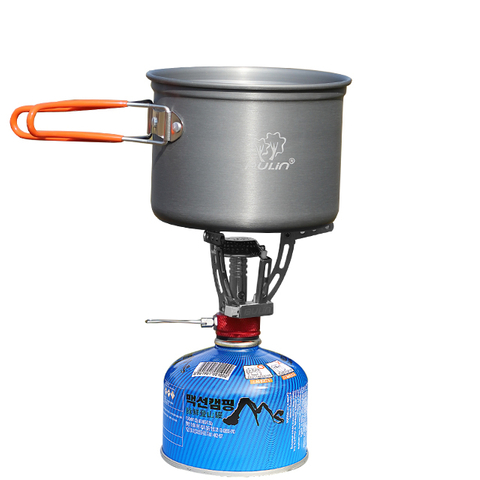 Sac à dos randonnée utilisation cuisinière à gaz portable 