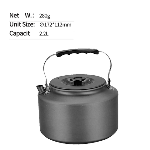 Batterie de cuisine de camping compacte en aluminium Picnic 