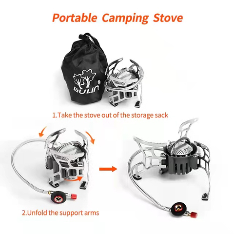 Réchaud à gaz de camping ultraléger pour barbecue 