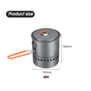 Ensemble de batterie de cuisine de camping pour sac à dos de pique-nique 